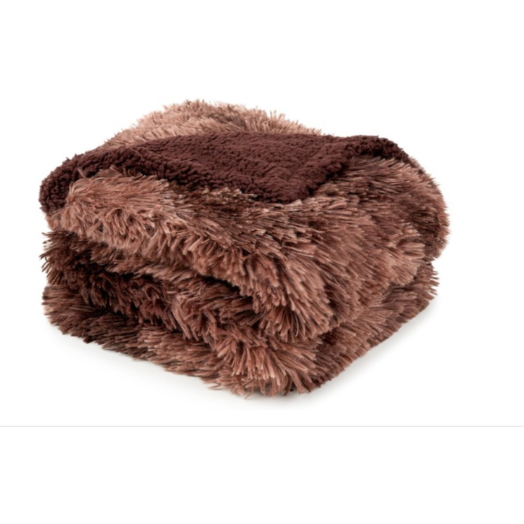 PetAmi Waterproofpet Blanket for Medium Large Dogs,  Soft Reversible Leakproof 102*73 CM  Cream Brown-بطانية PetAmi المقاومة للماء للكلاب المتوسطة والكبيرة، ناعمة وقابلة للعكس ومقاومة للتسرب، مقاس102*73 cm، لون بني