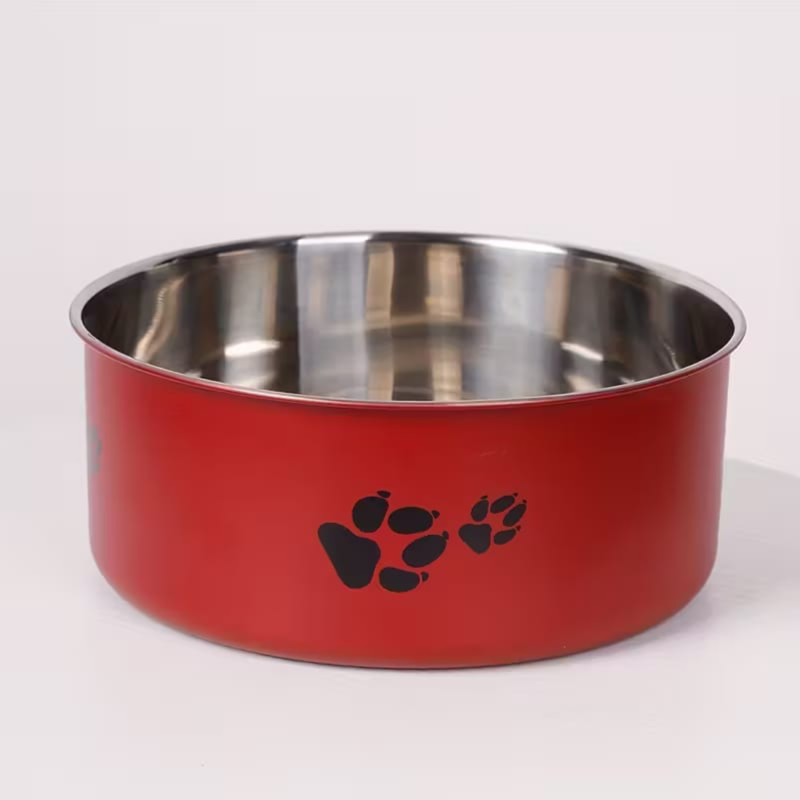 pets Bowls- Stainless Steel - Spill Proof & Pet Supplies Great for Home & Travel S Size - أوعية طعام للحيوانات الأليفة - مصنوعة من الفولاذ المقاوم للصدأ - مانعة للانسكاب، ومستلزمات رائعة للحيوانات الأليفة للاستخدام المنزلي والسفر S