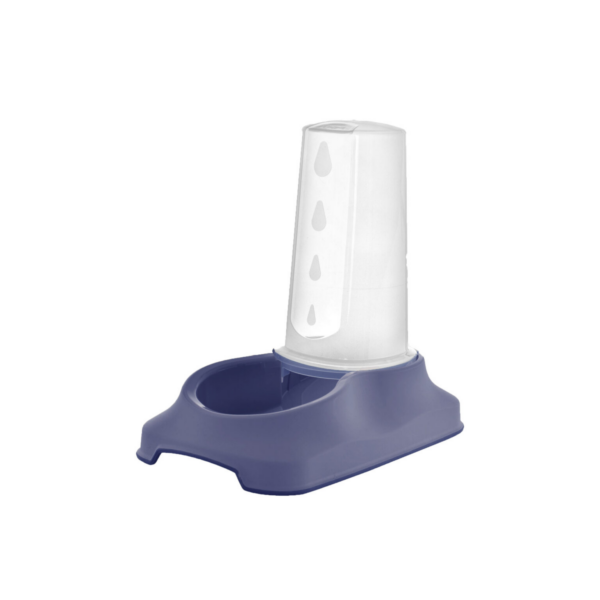 Natura Food & Water Dispenser - موزع الطعام والماء مزود بحجرة توفر الاستخدام المزدوج كوعاء طعام وماء