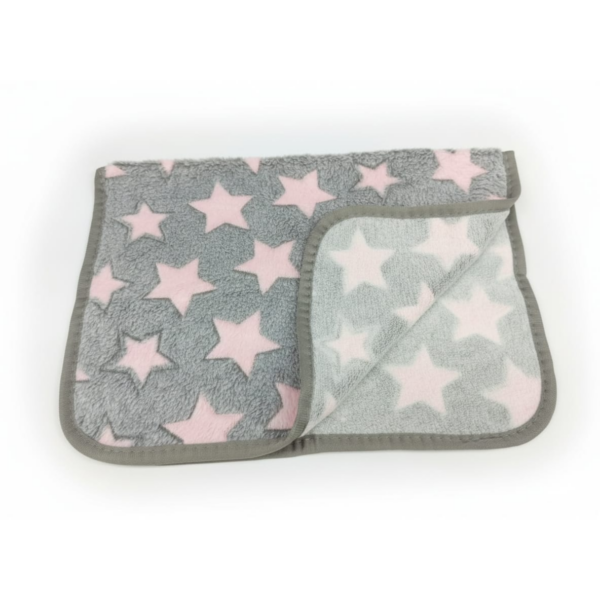 Comfortable Pet Blankets 24 cm *16cm, Machine Washable - with Cute Heart Patterns, Suitable for All Kinds of Dogs And Cats pink gray desing.