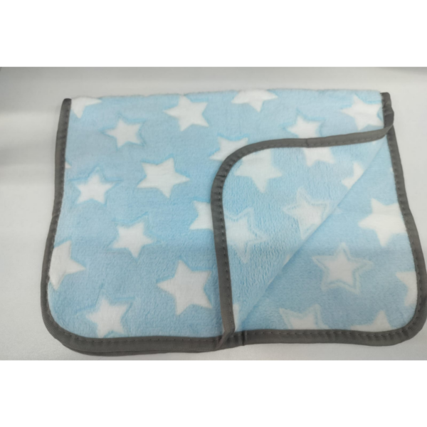 Comfortable Pet Blankets 24 cm *16cm , Machine Washable - with Cute Heart Patterns, Suitable for All Kinds of Dogs And Cats blue desing.