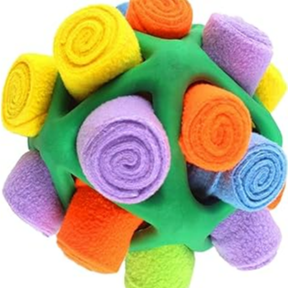 Fun interactive toy for dogs, strong and durable green color