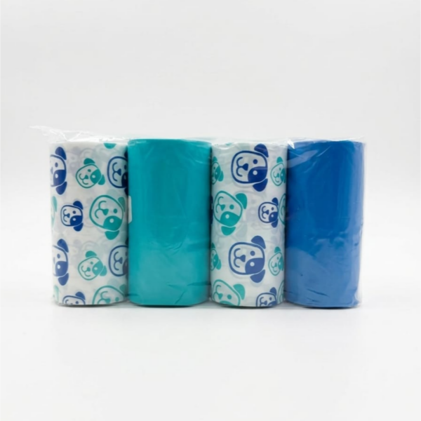 Practical Pet Waste Bags – Blue Prince (4 pcs)