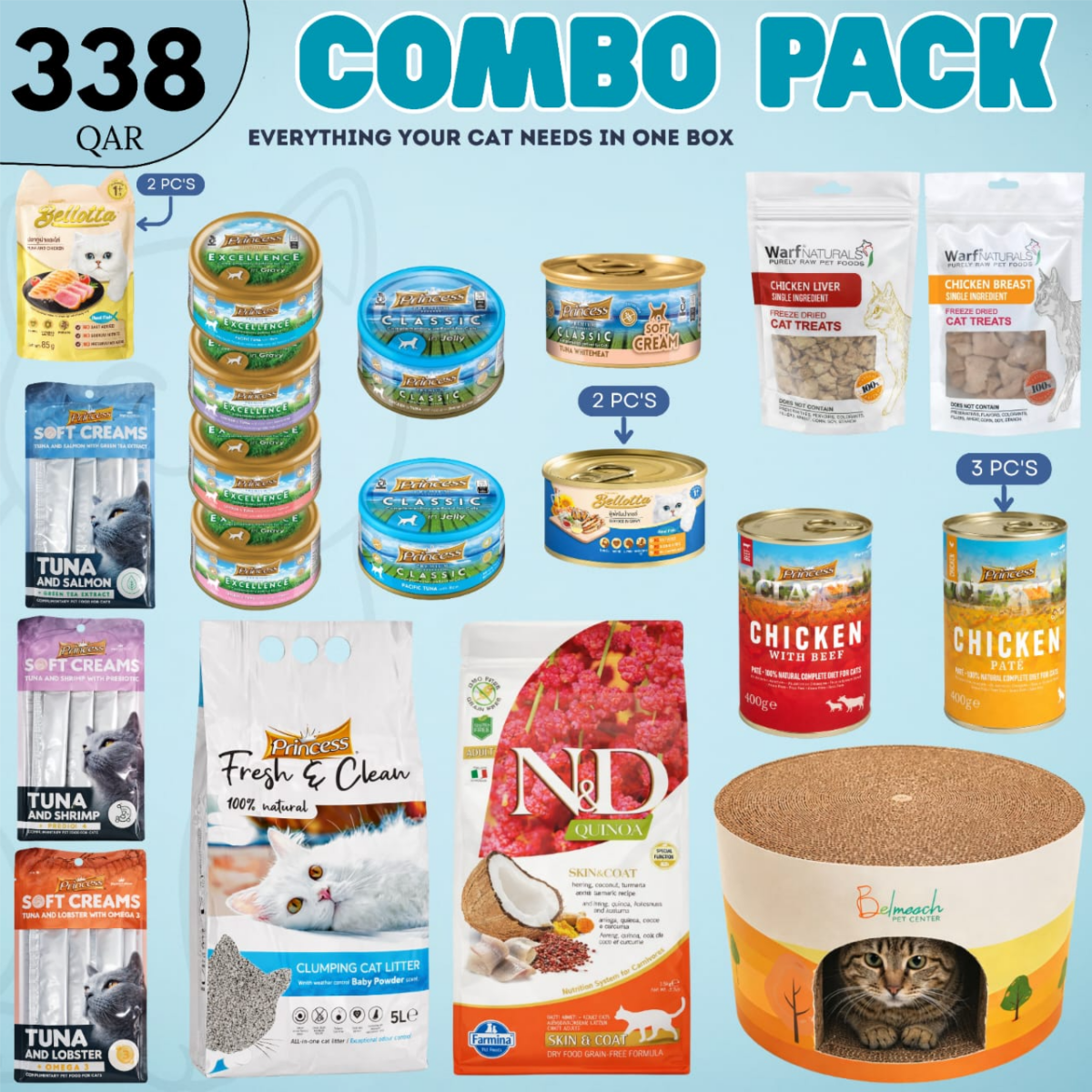 A Premium Combo Pack for Cat