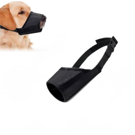Adjustable Dog Muzzle ,Soft Comfortable Mouth Cover Controls Biting, Barking & Chewing . size no 1 , please swip to see the measurement