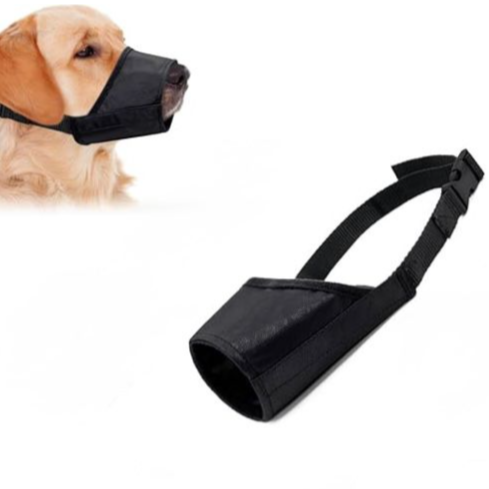 Adjustable Dog Muzzle ,Soft Comfortable Mouth Cover Controls Biting, Barking & Chewing . size no 2 , please swip to see the measurement