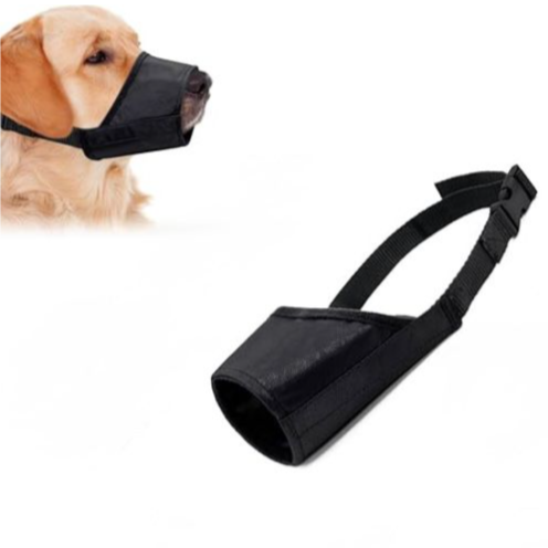 Adjustable Dog Muzzle ,Soft Comfortable Mouth Cover Controls Biting, Barking & Chewing . size no 6 , please swip to see the measurement