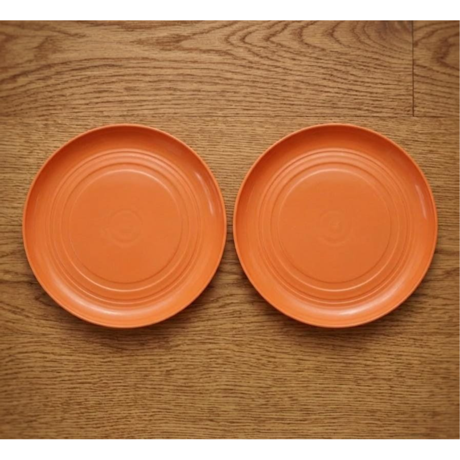 Lightweight 2-piece plastic bowl set suitable for everyday use