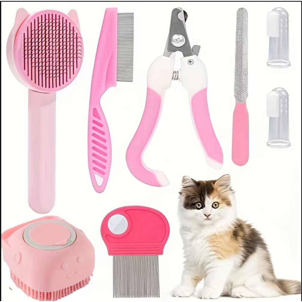 Cleaning Set of 7 pcs Pink