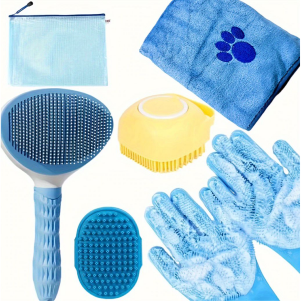 Bath Cleaning Set blue