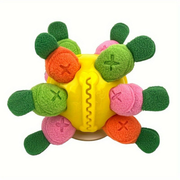 Yellow Balloon Dog Toy Perfect Entertainment for Your Pet
