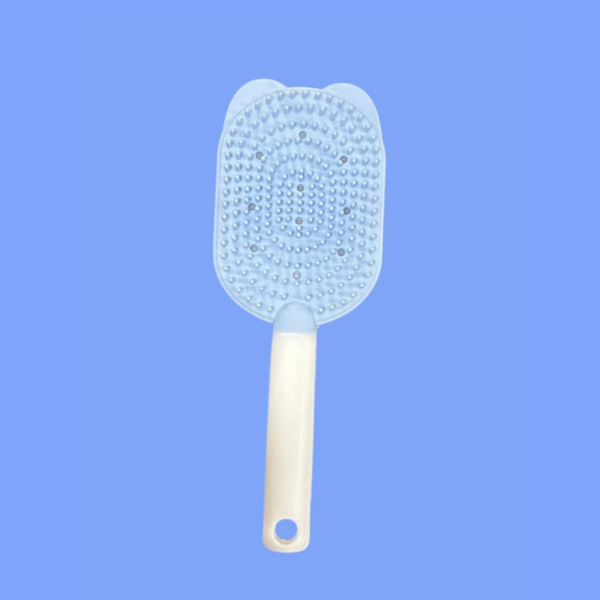Pet Hair Brush Made Of Plastic Blue