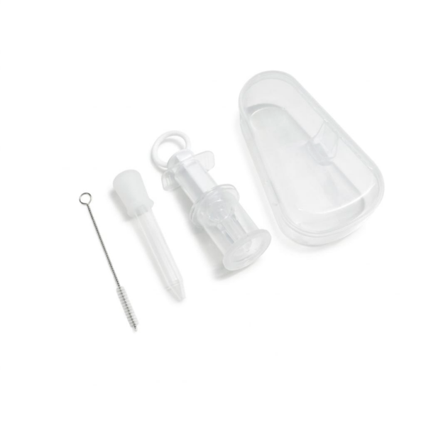 Set of Nipple feeder & brush white
