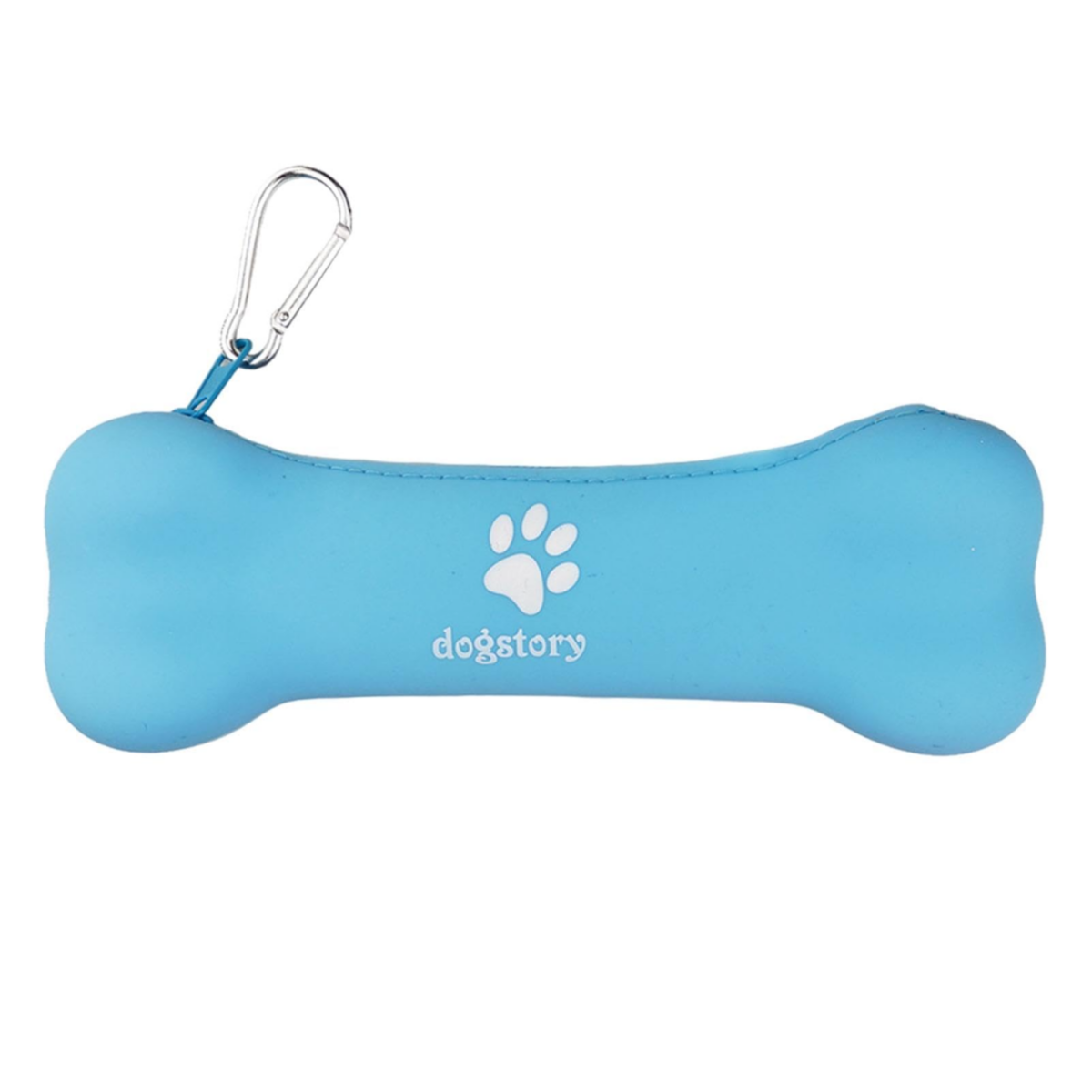 Cute Bone Design Silicone Treat Case – Blue