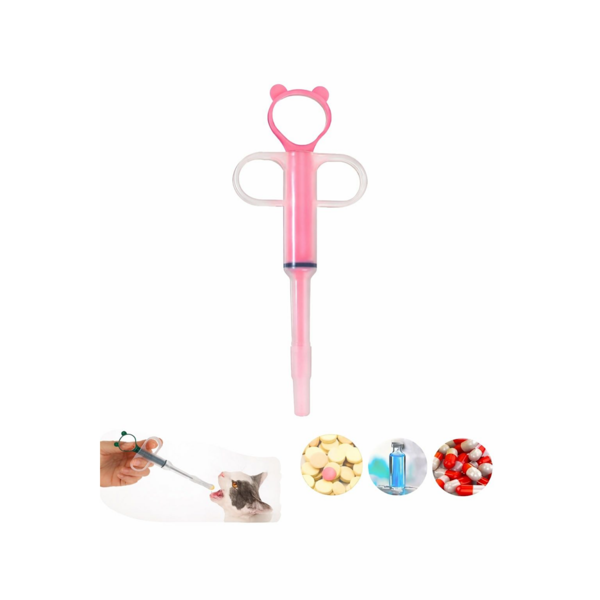 Injection for feeding pets help in administering medication