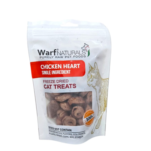 Warf Freeze dried cat treat chicken heart 40 g