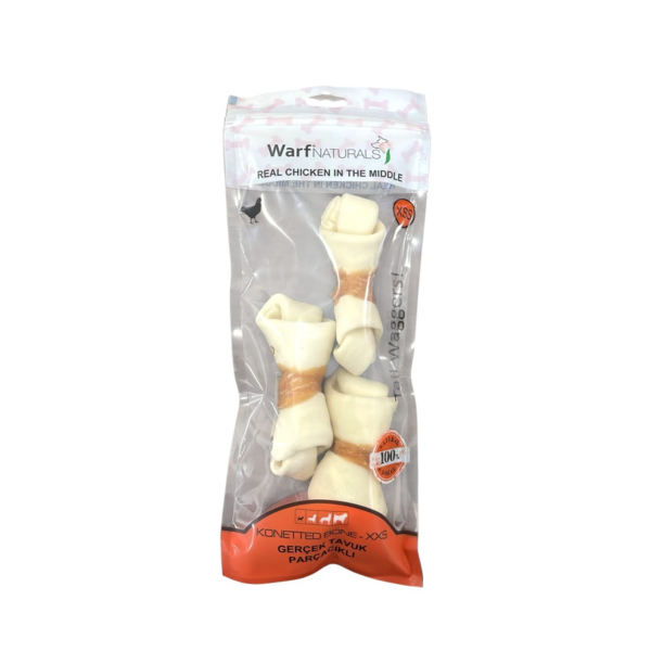 Warf Konetted Bone Xss With Real Chicken in the middle Add 3 pcs, 12,5cm , 195g
