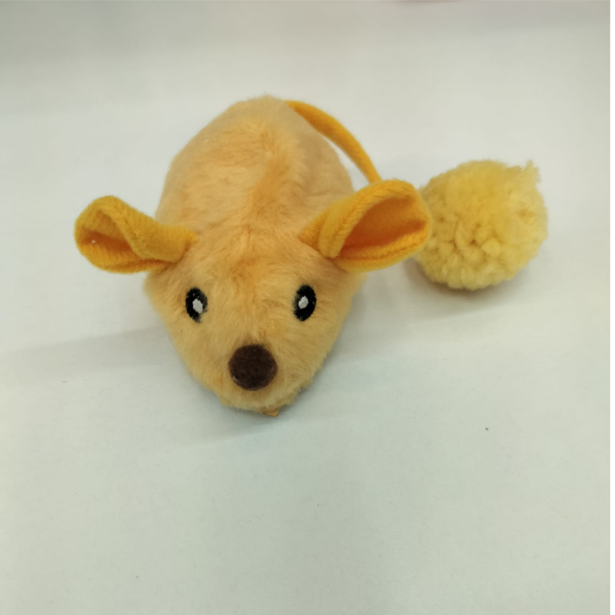 Mouse toy yellow with cable charge