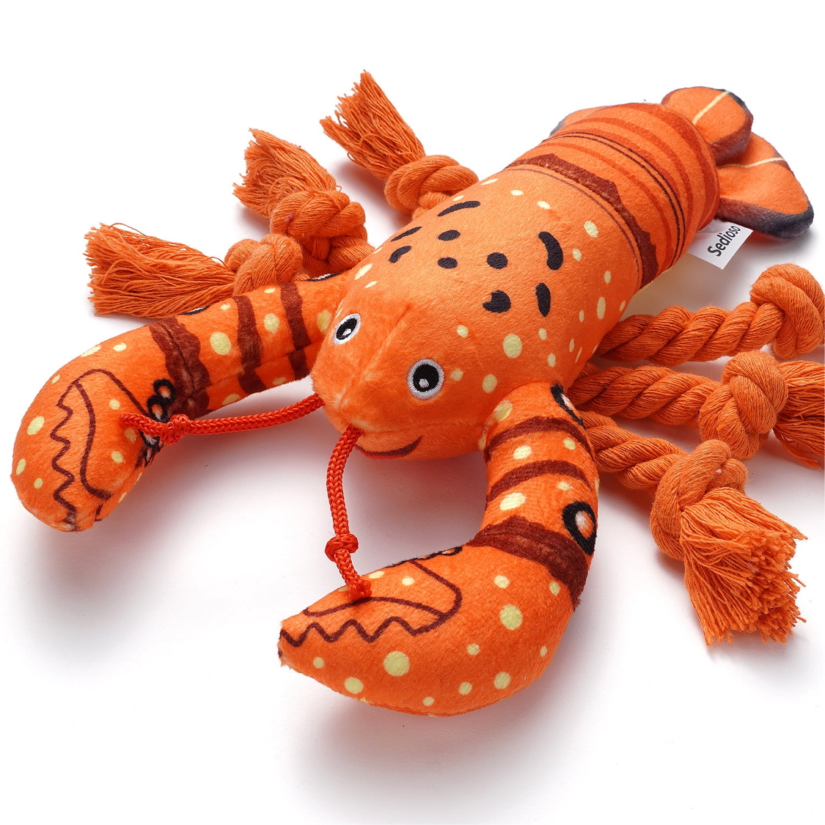 A stuffed crab toy for pets
