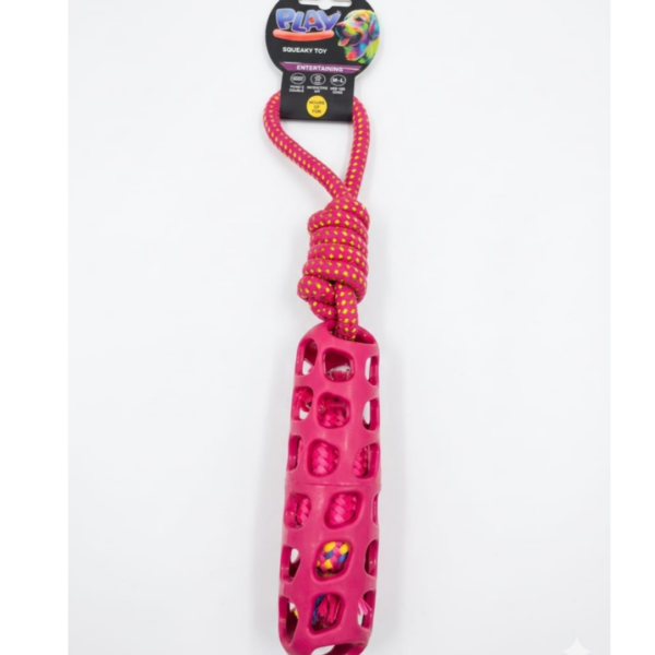 Squeaky Toy, 39 cm in Red For Your Pet’s Entertainment