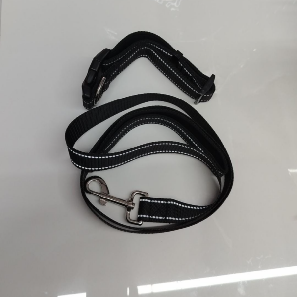 Durable & Stylish Dog Collar And Leash Set – Medium Size, Leash Length:140Cm, Collar Length 40Cm