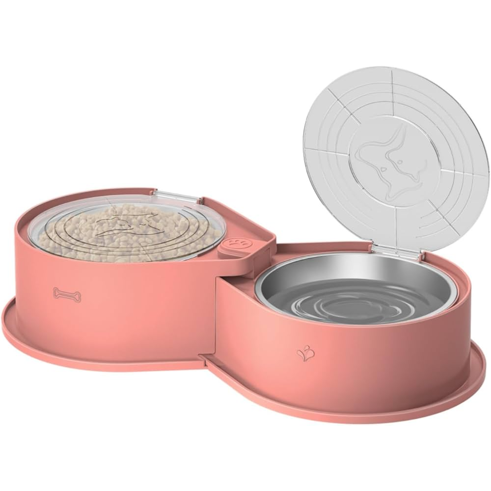 Stainless steel double pet bowls 800 ML