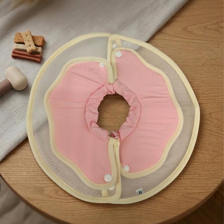 Pet Recovery Collar After Surgery Adjustable Lightweight Medium Size