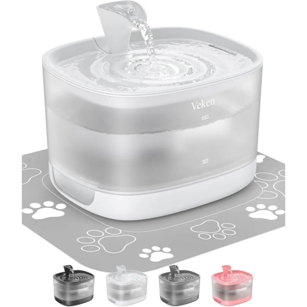 Veken Pet drinking fountain 2.5L white