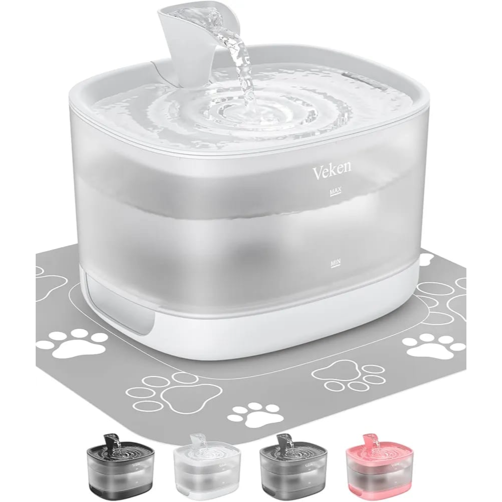 Veken Pet drinking fountain 2.5L white
