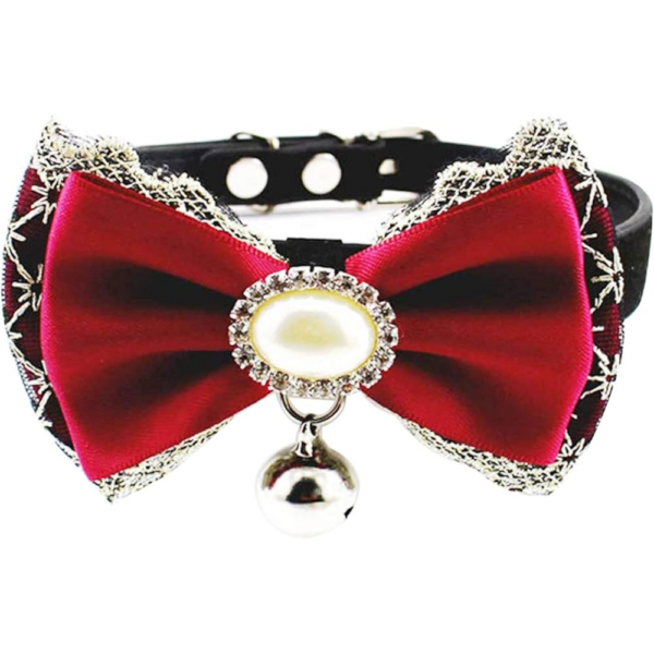 Petfav orites pet collar M size Red color SIZE M 27cm-32cm
