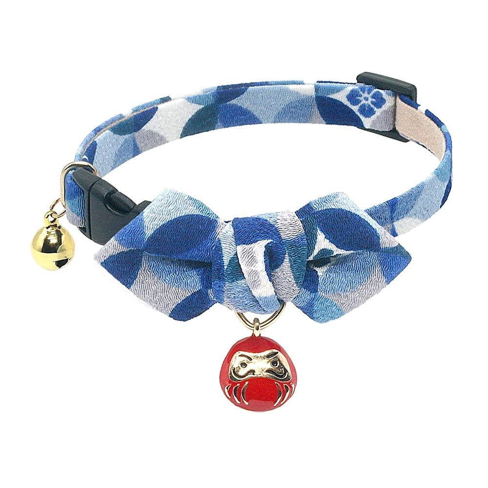 Petsokoo pet collar M size BLUE Size M 20-31cm