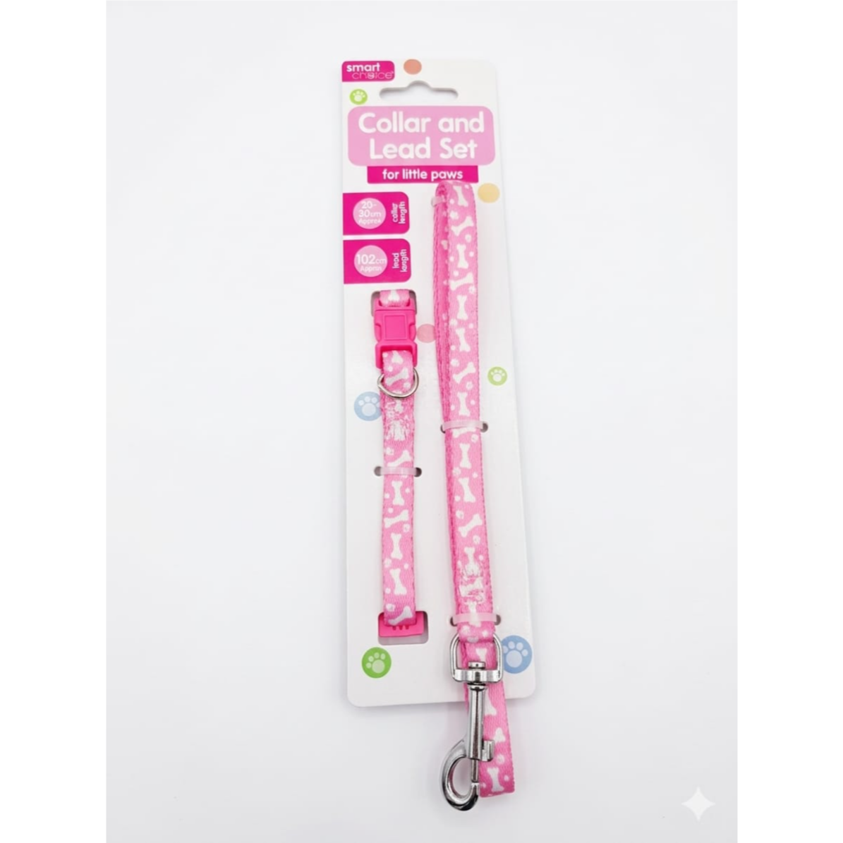 Smart choice leash different color Leash length:120cm Collar:20-30cm