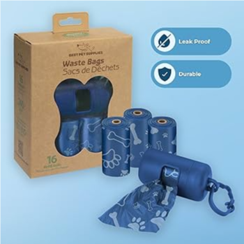 waste bags 16 roll 240 bags blue