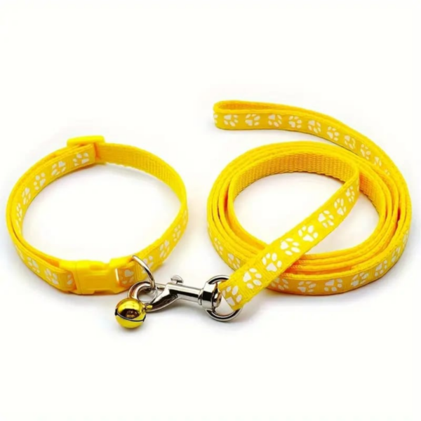 Amylove Pet collar & Leash Different color size: 19cm-32cm Leash length:120cm