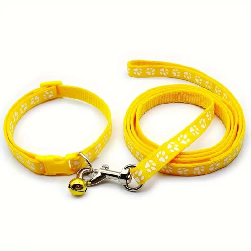 Amylove Pet collar & Leash Different color size: 19cm-32cm Leash length:120cm