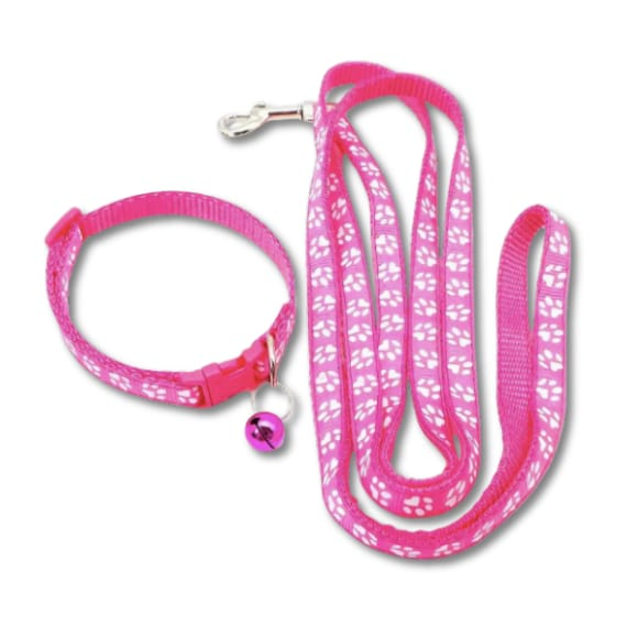 Amylove Pet collar & Leash Different color size: 19cm-32cm Leash length:120cm