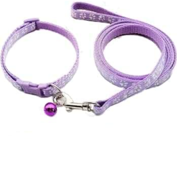 Amylove Pet collar & Leash Different color size: 19cm-32cm Leash length:120cm