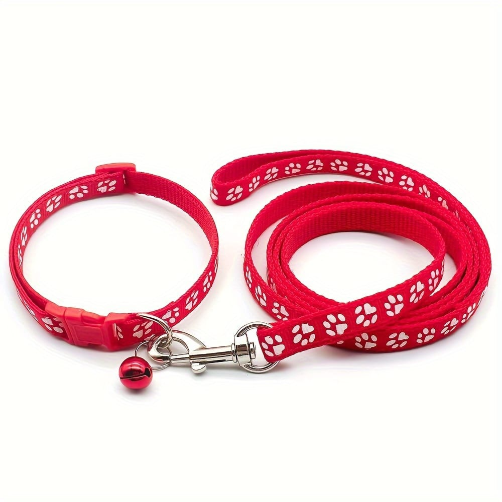 Amylove Pet collar & Leash Different color size: 19cm-32cm Leash length:120cm