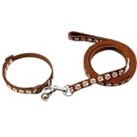 Amylove Pet collar & Leash Different color size: 19cm-32cm Leash length:120cm