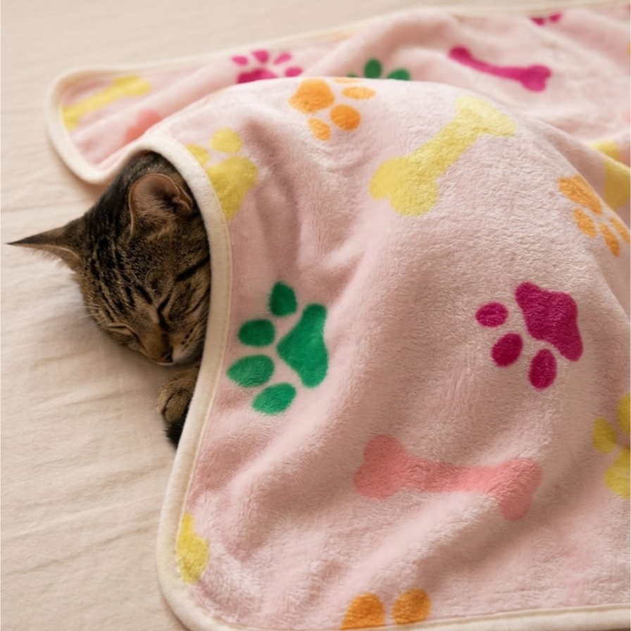 Blanket diff color Length 62cm Width 40cm - style 4