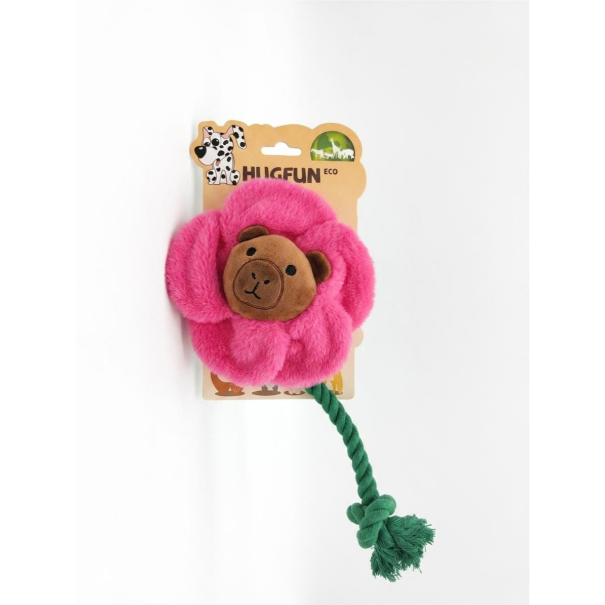 Cheerful pink Flower Pet Toy – Cute Design