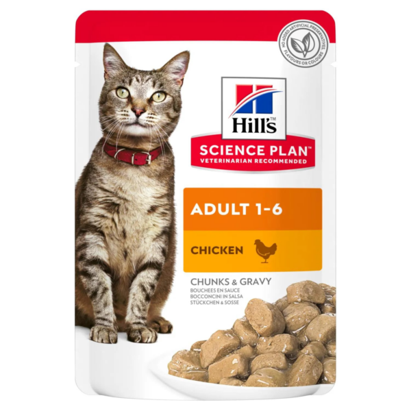 Hills adult wet cat food with chicken 85 g