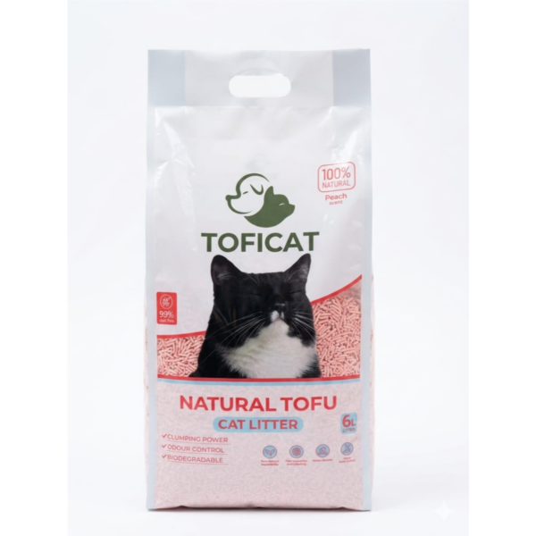 Toficat Tofu Litter Peach Scent 6 L