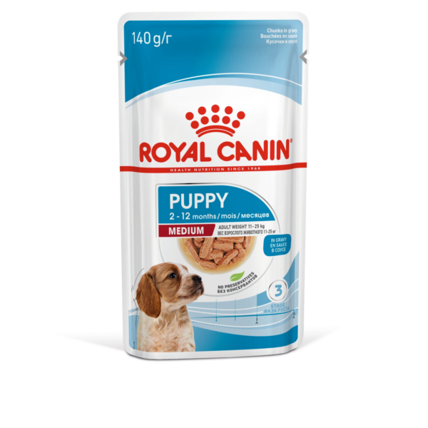 Royal Canin Care Health dog wet Nutrition Medium Puppy 140g