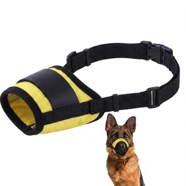 Shinylin Dog Muzzle yellow color size XXL
