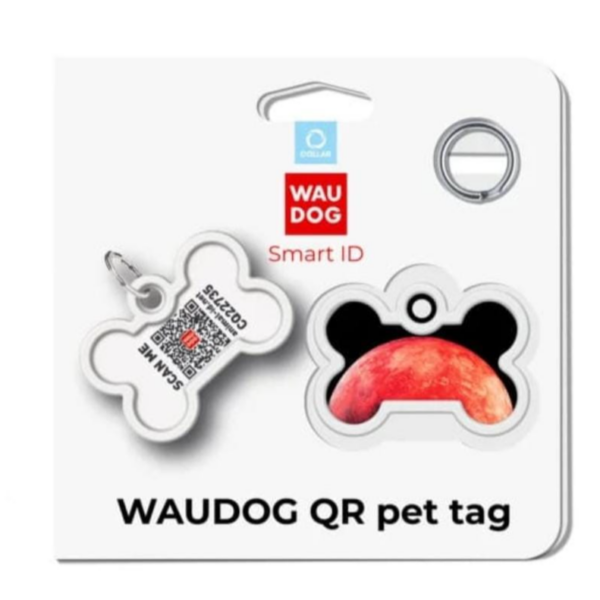 Smart Id Pet Tag With Qr Passport Mars design